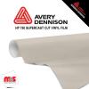 12'' x 10 yards Avery HP750 High Gloss Almond 6 year Long Term Unpunched 3.0 Mil Calendered Cut Vinyl (Color Code 910)