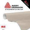 15'' x 10 yards Avery HP750 High Gloss Beige 6 year Long Term Punched 3.0 Mil Calendered Cut Vinyl (Color Code 920)