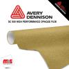 12'' x 50 yards Avery SC950 Gloss Bright Gold 10 year Long Term Unpunched 2.0 Mil Metallic Cast Cut Vinyl (Color Code 213)