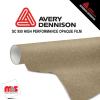 12'' x 50 yards Avery SC950 Gloss Light Gold 10 year Long Term Unpunched 2.0 Mil Metallic Cast Cut Vinyl (Color Code 217)