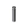 1/2'' Diameter X 1-3/4'' Barrel Length, Aluminum Rounded Head Standoffs, Titanium Anodized Finish Easy Fasten Standoff (For Inside / Outside use) [Required Material Hole Size: 3/8'']