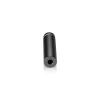 1/2'' Diameter X 1-3/4'' Barrel Length, Aluminum Rounded Head Standoffs, Titanium Anodized Finish Easy Fasten Standoff (For Inside / Outside use) [Required Material Hole Size: 3/8'']