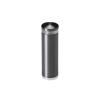 5/8'' Diameter X 1-3/4'' Barrel Length, Aluminum Rounded Head Standoffs, Titanium Anodized Finish Easy Fasten Standoff (For Inside / Outside use) [Required Material Hole Size: 7/16'']