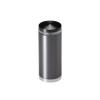 7/8'' Diameter X 1-3/4'' Barrel Length, Aluminum Rounded Head Standoffs, Titanium Anodized Finish Easy Fasten Standoff (For Inside / Outside use) [Required Material Hole Size: 7/16'']