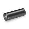 1'' Diameter X 2-1/2 Barrel Length, Aluminum Rounded Head Standoffs, Titanium Anodized Finish Easy Fasten Standoff (For Inside / Outside use) [Required Material Hole Size: 7/16'']