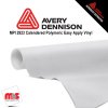 30'' x 50 yards Avery MPI2923EZ Matte White 5 Year Long Term Unpunched 3.4 Mil Intermediate Calendered Print Meda (Color Code 102)