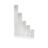 8'' Length Clear Aluminum Direct Sign Mounts for Up to 1/4'' Substrate