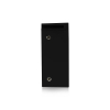 2'' Length Matte Black Aluminum Direct Sign Mounts for Up to 1/4'' Substrate