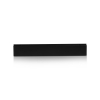 6'' Length Matte Black Aluminum Direct Sign Mounts for Up to 1/4'' Substrate