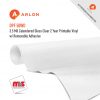 60'' x 50 Yard Roll - Arlon DPF 50WD 3.5 Mil Calendered Matte White 2 Year Printable Vinyl w/ Removable Adhesive