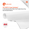 60'' x 50 Yard Roll - Arlon DPF 510GTX X-Scape Technology® 3.2 Mil Calendered Gloss White 3 Year Printable Vinyl w/ Gray Back Permanent Adhesive