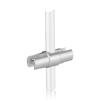 Pivoting Support - Up to 5/16'' - Double Sided - Side Clamp - Aluminum Clear Anodized - For 3/8'' Diameter Rod