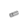 1/2'' Diameter X 3/4'' Barrel Length, Affordable Aluminum Standoffs, Steel Grey Anodized Finish Easy Fasten Standoff (For Inside / Outside use) [Required Material Hole Size: 3/8'']