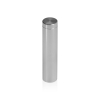 1/2'' Diameter X 2'' Barrel Length, Affordable Aluminum Standoffs, Steel Grey Anodized Finish Easy Fasten Standoff (For Inside / Outside use) [Required Material Hole Size: 3/8'']