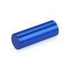 5/8'' Diameter X 2'' Barrel Length, Affordable Aluminum Standoffs, Blue Anodized Finish Easy Fasten Standoff (For Inside / Outside use) [Required Material Hole Size: 7/16'']