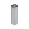 3/4'' Diameter X 2'' Barrel Length, Affordable Aluminum Standoffs, Steel Grey Anodized Finish Easy Fasten Standoff (For Inside / Outside use) [Required Material Hole Size: 7/16'']