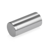 1'' Diameter X 2'' Barrel Length, Affordable Aluminum Standoffs, Steel Grey Anodized Finish Easy Fasten Standoff (For Inside / Outside use) [Required Material Hole Size: 7/16'']