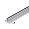 10'' Length Clear Aluminum Direct Sign Mounts for 1/4'' Substrate