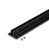 10'' Length Matte Black Aluminum Direct Sign Mounts for 1/4'' Substrate