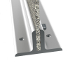 18'' Length Aluminum Polished Direct Sign Mounts for 1/8'' Substrate