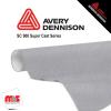 48'' x 10 yards Avery SC900 Silver Metallic 5 Year Long Term Unpunched 2.0 Mil Metallic Film (Color Code 801)