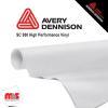 15'' x 50 yards Avery SC950 Gloss True White 10 year Long Term Unpunched 2.0 Mil Cast Cut Vinyl (Color Code 105)