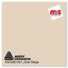24'' x 10 yards Avery SC950 Gloss Dark Beige 8 year Long Term Unpunched 2.0 Mil Cast Cut Vinyl (Color Code 921)