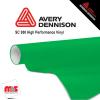 48'' x 50 yards Avery SC950 Gloss Parakeet Green 8 year Long Term Unpunched 2.0 Mil Cast Cut Vinyl (Color Code 726)