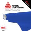 30'' x 50 yards Avery SC950 Gloss French Blue 8 year Long Term Unpunched 2.0 Mil Cast Cut Vinyl (Color Code 626)