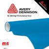 48'' x 50 yards Avery SC950 Gloss Olympic Blue 8 year Long Term Unpunched 2.0 Mil Cast Cut Vinyl (Color Code 630)