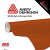 12'' x 10 yards Avery SC950 Gloss Terracotta 8 year Long Term Unpunched 2.0 Mil Cast Cut Vinyl (Color Code 960)