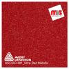 30'' x 50 yards Avery SC950 Gloss Ultra Red Metallic 5 year Long Term Unpunched 2.0 Mil Metallic Cut Vinyl (Color Code 481)