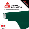 12'' x 10 yards Avery SC950 Gloss Forest Green 8 year Long Term Unpunched 2.0 Mil Cast Cut Vinyl (Color Code 785)