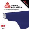 12'' x 50 yards Avery SC950 Gloss Reflex Blue 8 year Long Term Unpunched 2.0 Mil Cast Cut Vinyl (Color Code 679)