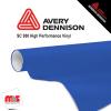 48'' x 50 yards Avery SC950 Gloss Process Blue 8 year Long Term Unpunched 2.0 Mil Cast Cut Vinyl (Color Code 682)