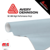 48'' x 50 yards Avery SC950 Gloss Powder Blue 8 year Long Term Unpunched 2.0 Mil Cast Cut Vinyl (Color Code 650)