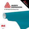 30'' x 50 yards Avery SC950 Gloss Teal 8 year Long Term Unpunched 2.0 Mil Cast Cut Vinyl (Color Code 720)