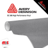 30'' x 10 yards Avery SC950 Gloss Pewter Metallic 5 year Long Term Punched 2.0 Mil Metallic Cut Vinyl (Color Code 815)