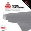 30'' x 50 yards Avery SC950 Gloss Medium Gray 8 year Long Term Unpunched 2.0 Mil Cast Cut Vinyl (Color Code 835)