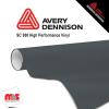 15'' x 50 yards Avery SC950 Gloss Dark Gray 8 year Long Term Unpunched 2.0 Mil Cast Cut Vinyl (Color Code 855)