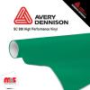 12'' x 50 yards Avery SC950 Gloss Kelly Green 8 year Long Term Unpunched 2.0 Mil Cast Cut Vinyl (Color Code 770)