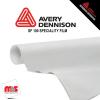 30'' x 250 yards Avery SF100 White Paint Mask 3 Year Short Term Unpunched 1.0 Mil Matte Cut Vinyl (Color Code 128)