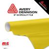 30'' x 250 yards Avery SF100 Yellow Paint Mask 3 Year Short Term Unpunched 1.0 Mil Matte Cut Vinyl (Color Code 231)
