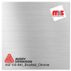 15'' x 10 yards Avery SF100 Metallized Brushed Chrome 3 Year Short Term Punched 1.0 Mil Brushed Chrome Cut Vinyl (Color Code 841)