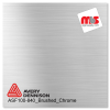 48'' x 50 yards Avery SF100 Metallized Brushed Chrome 3 Year Short Term Unpunched 1.0 Mil Brushed Chrome Cut Vinyl (Color Code 841)