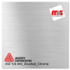 54'' x 100 yards Avery SF100 Metallized Brushed Chrome 3 Year Short Term Unpunched 1.0 Mil Brushed Chrome Cut Vinyl (Color Code 841)