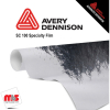 53'' x 5 yards Avery SF100 Chrome Silver 3 year Long Term Unpunched 5.7 MIL Conform Chrome Wrap Vinyl (Color Code 843)