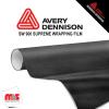 60'' x 5 yards Avery SW900 Brushed Black 5 year Long Term Unpunched 3.2 Mil Wrap Vinyl (Color Code 193)