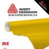 60'' x 25 yards Avery SW900 Satin Yellow 5 year Long Term Unpunched 3.2 Mil Wrap Vinyl (Color Code 224)