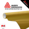 60'' x 25 yards Avery SW900 Satin Safari Gold 5 year Long Term Unpunched 3.2 Mil Wrap Vinyl (Color Code 260)